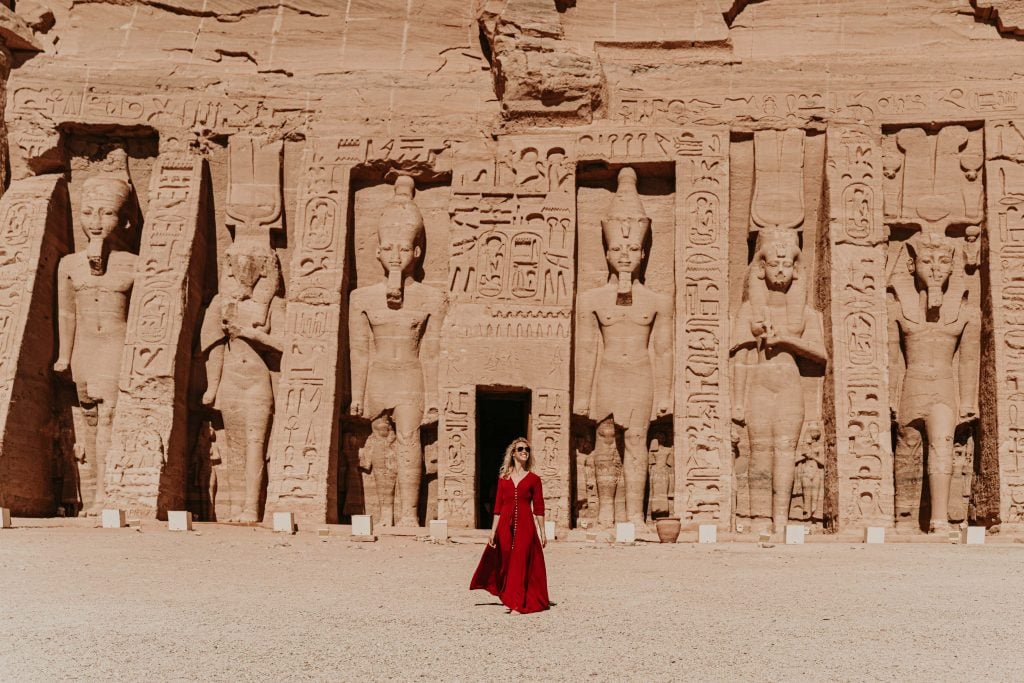 Abu Simbel Temples by plane from Aswan