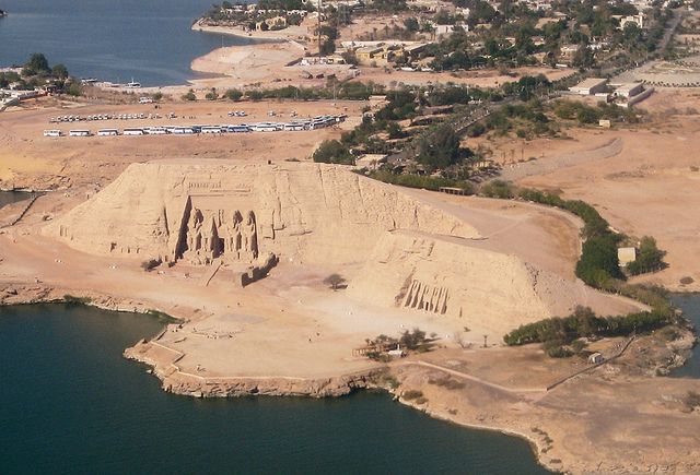 Abu Simbel Temples by plane