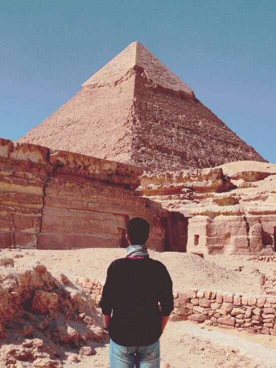 Giza Pyramids & the Egyptian Museum from Sokhna Giza Pyramids & the Egyptian Museum from Sokhna