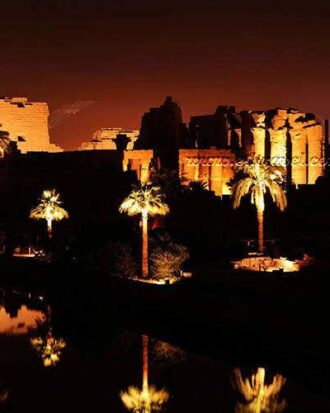 sound and light show at Egypt