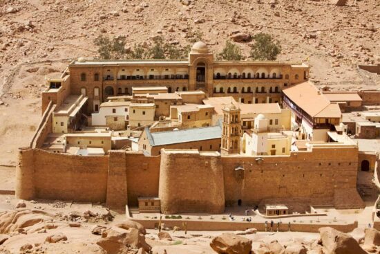 Sinai Mountain and St. Catherine monastery From Dahab Sinai Mountain and St. Catherine monastery From Dahab