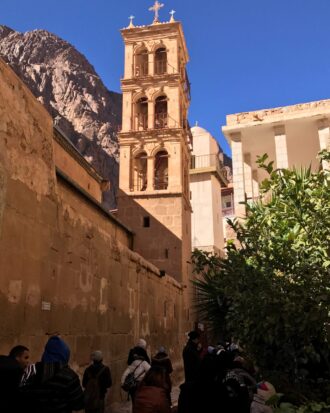 Sinai Mountain and St. Catherine monastery From Dahab 4 Sinai Mountain From Dahab