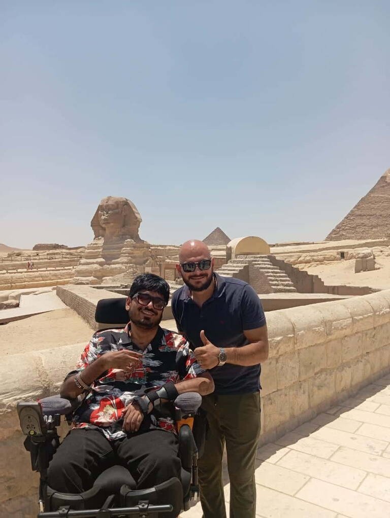 Cairo Hotel to Giza Pyramids & GEM — Wheelchair Accessible Day Tour Cairo Hotel to Giza Pyramids & GEM — Wheelchair Accessible Day Tour